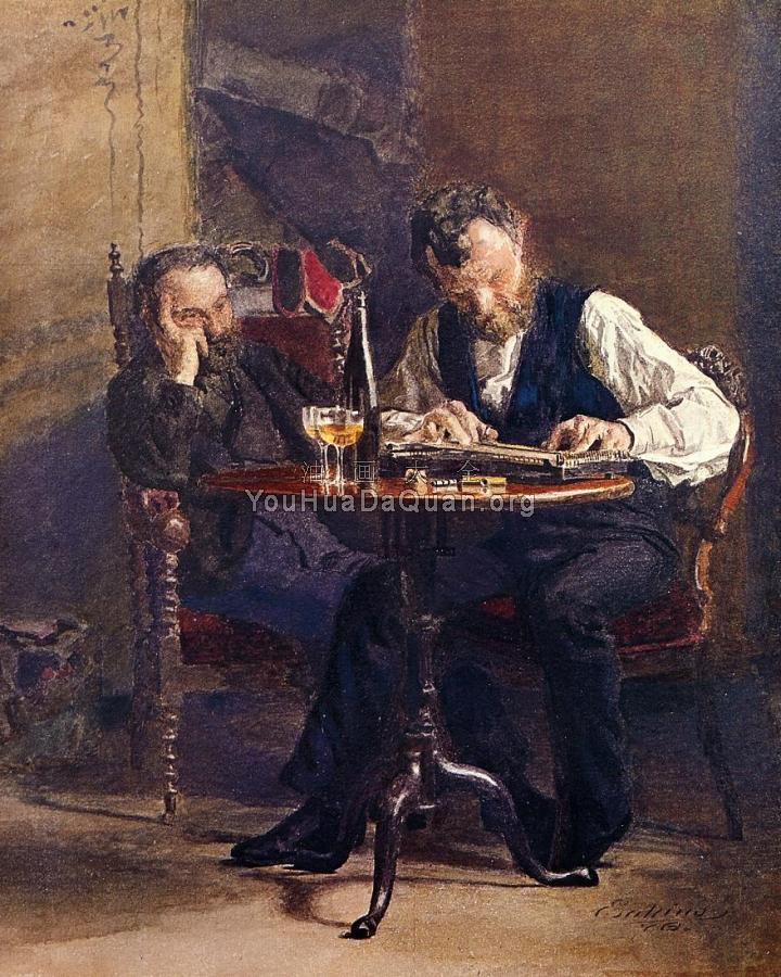 The Zither Player - 托马斯·伊肯斯